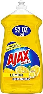 71dnC61bVBL.__AC_SX300_SY300_QL70_ML2_ Ajax Ultra Super Degreaser Dish Soap Review Lemon Scent Cleaning Power Tested