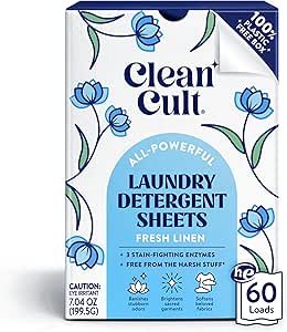 81POmcHxkQL.__AC_SX300_SY300_QL70_ML2_ Cleancult Laundry Detergent Sheets Review Triple Enzyme Power and Eco Friendly Cleaning